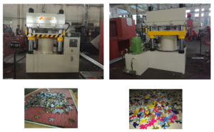 500 ton jigsaw puzzle die cutting press