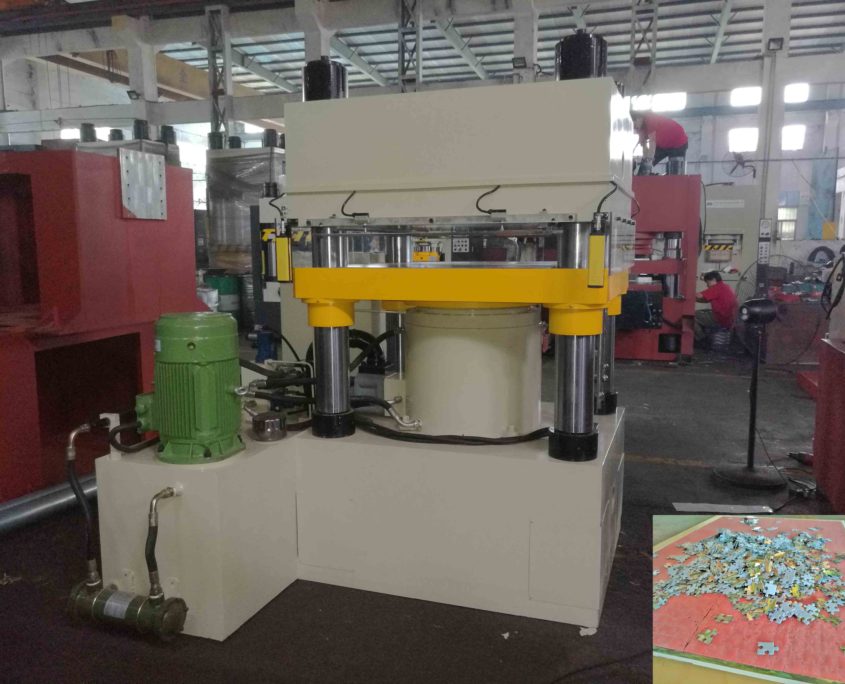 500 ton puzzle making machine