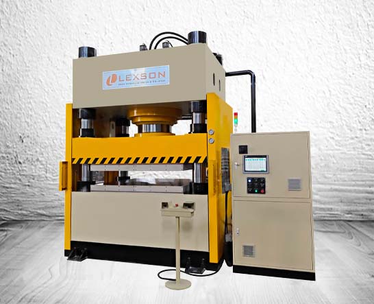 four post hydraulic heated platen press